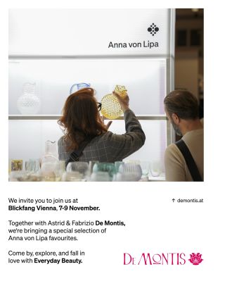 We invite you to join us at Blickfang Vienna, 7–9 November, MAK Vienna. Together with Astrid & Fabrizio De Montis, we’re...